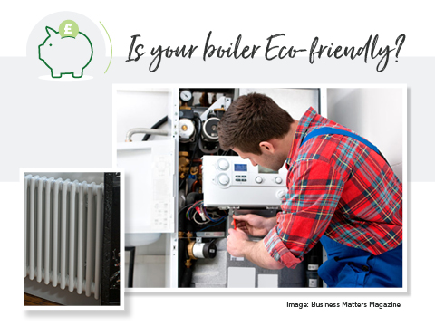 An eco-friendly boiler being fitted