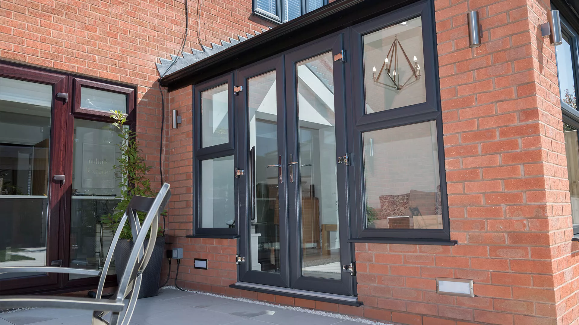 Anthracite Grey French Doors
