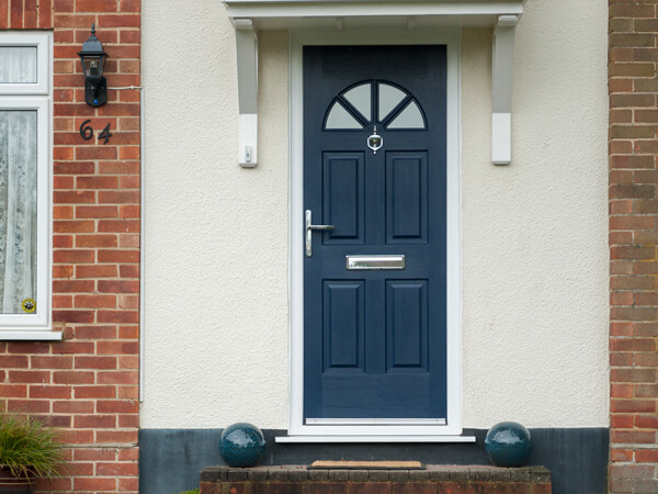 UPVC Front Blue Door