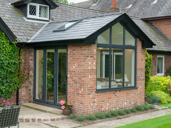 Tiled Roof Extension With Bi-Folding Doors